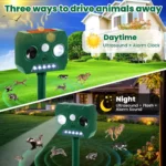 Solar Powered Ultrasonic Animal Repeller - Hình 4
