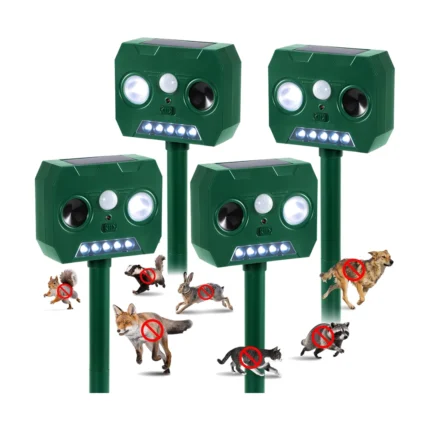 Solar Powered Ultrasonic Animal Repeller