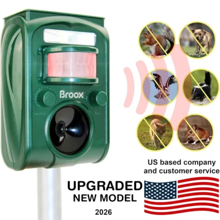 Broox Solar Ultrasonic Animal Repeller - Hình 2