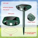 EcoGuard Solar Ultrasonic Animal Deterrent - Hình 4