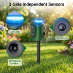 360 Solar Ultrasonic Animal Repellent - Hình 3