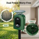 360 Solar Ultrasonic Animal Repellent - Hình 5