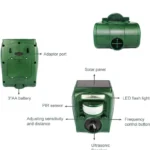 Broox Solar Ultrasonic Animal Repeller - Hình 6
