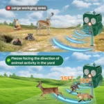 Solar Ultrasonic Animal Repellent Owl - Hình 8