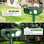 Green Solar Ultrasonic Pest Deterrent - Hình 4
