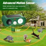Green Solar Ultrasonic Pest Deterrent - Hình 5
