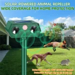 Green Solar Ultrasonic Animal Repeller - Hình 3