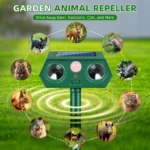 Green Solar Ultrasonic Animal Repeller - Hình 8