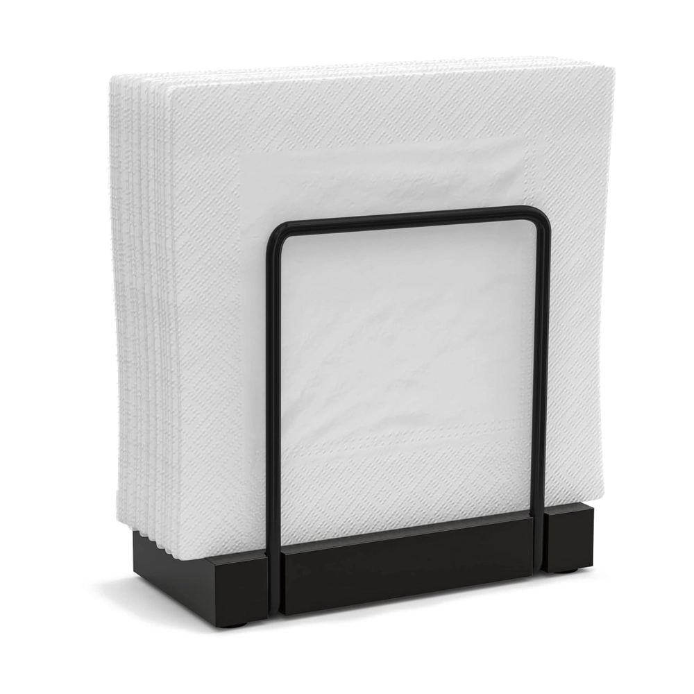 Black Metal Napkin Holder – Modern for Kitchen & Dining