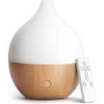 Duoleaf Wood Grain Ultrasonic Diffuser, 8 LED Colours (2-Pack) — view 13