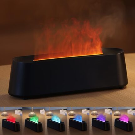 ZenFlame Black Fireplace Diffuser