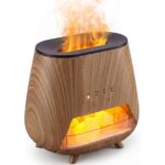 Wood Grain Flame & Salt Lamp Diffuser