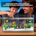 Premium Resin Aquarium Decor Set – Castle, Shipwreck, Barrel & Plants — view 7