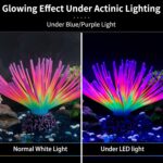 Fluorescent Silicone Anemone – Vibrant Aquarium Decor — view 3