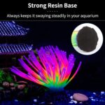 Fluorescent Silicone Anemone – Vibrant Aquarium Decor — view 4