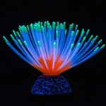 Fluorescent Silicone Anemone – Vibrant Aquarium Decor — view 9