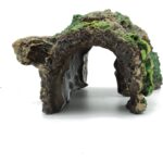 Mossy Forest Log Aquarium Hideaway with Greenery Accents — view 4