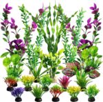 Diverse Artificial Aquarium Plant Set – Non-Toxic Fish Tank Decor
