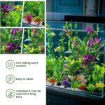 Diverse Artificial Aquarium Plant Set – Non-Toxic Fish Tank Decor — view 6