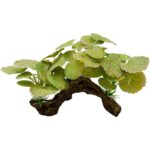 Realistic Driftwood Aquarium Decor with Pothos Plants — view 9