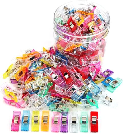 Assorted Colored Fabric Clips