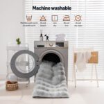 Cloud Grey Waffle Rug - image 6