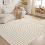 Cloud Grey Waffle Rug - image 9