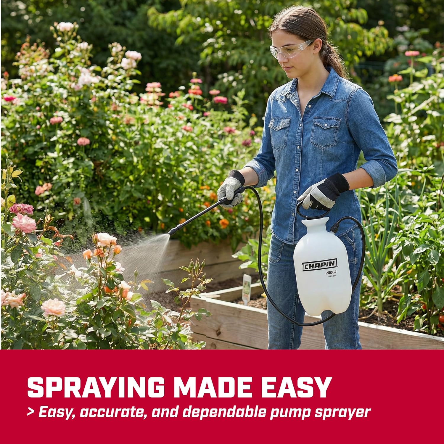 Chapin 20004 1-Gallon Translucent Poly Garden Sprayer - Hình 2