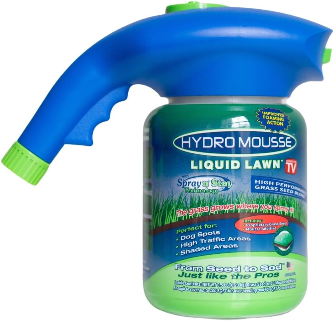 Liquid Lawn Spray-and-Stay Hydro Seeding Sprayer