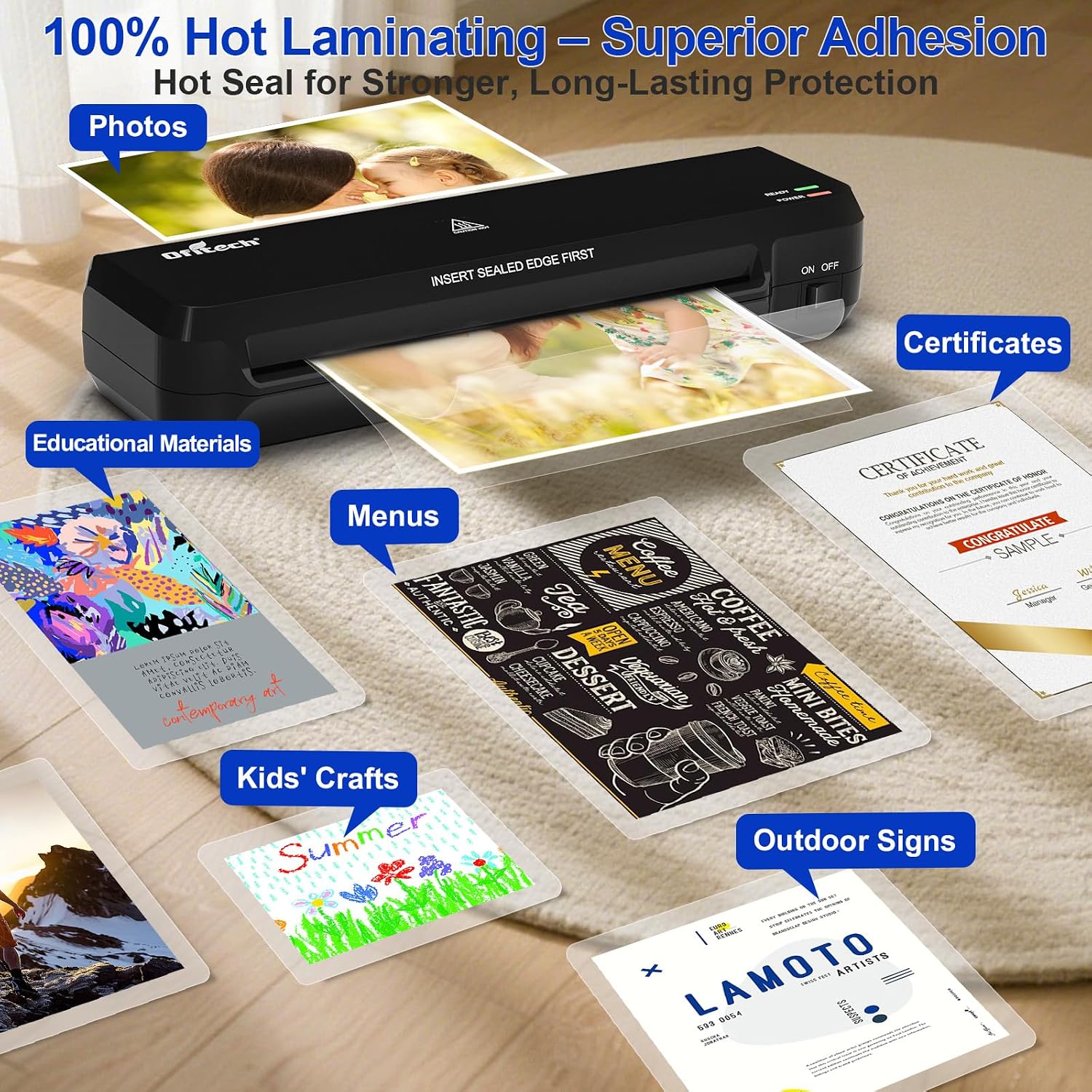 Ofitech 9-Inch Thermal Laminator - Hình 2