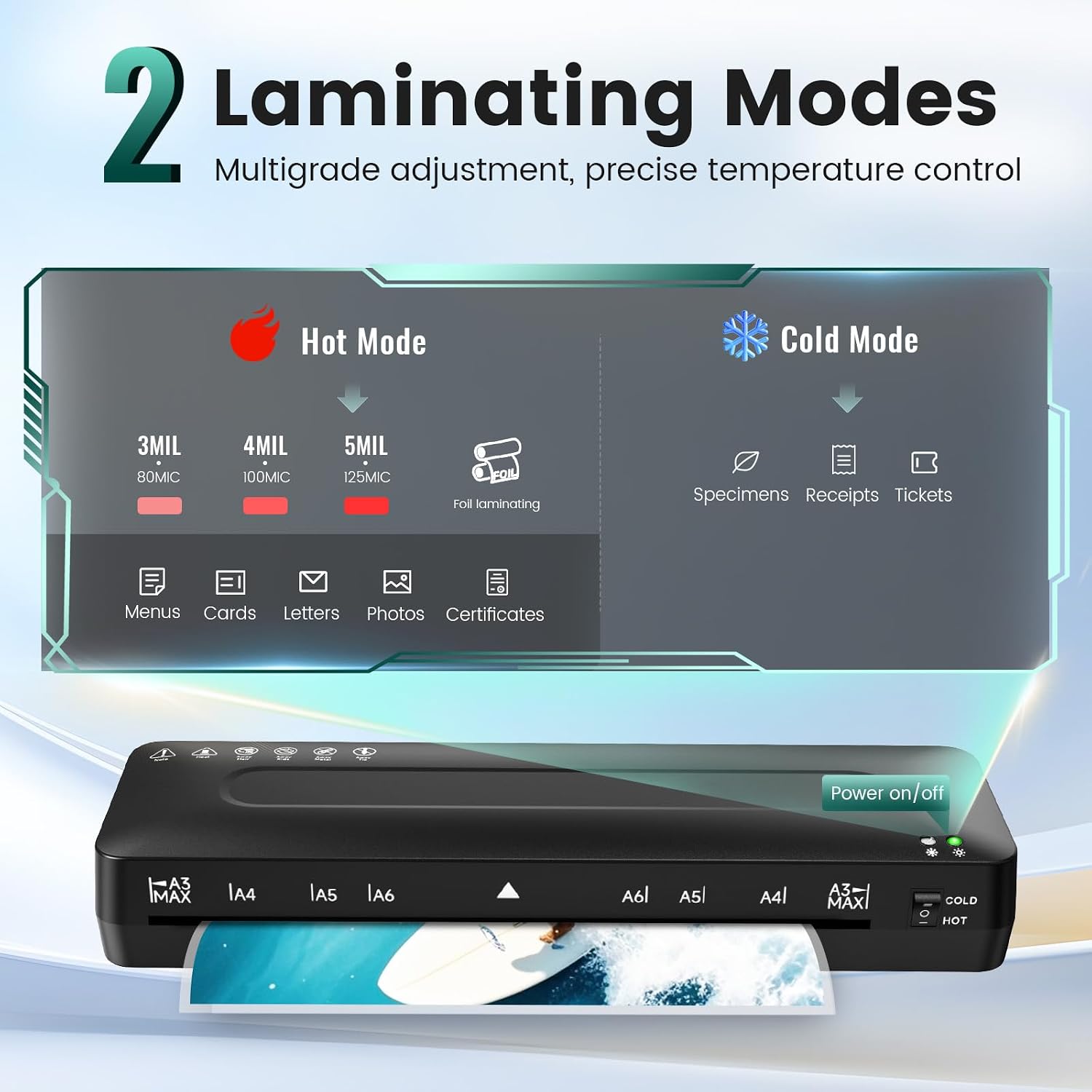 MAXDONE A3/A4 Thermal Laminator Kit - Hình 2