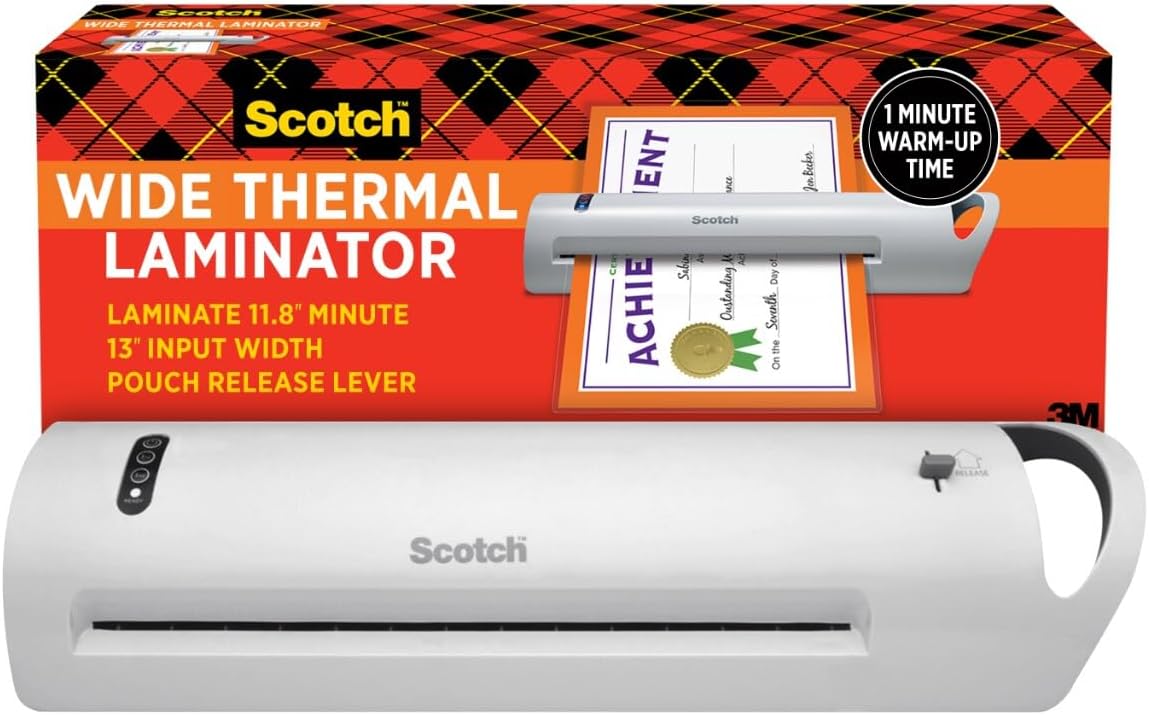 Scotch 13-Inch Wide Thermal Laminator