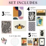 Eclectic Gallery Wall Art Posters - 12 Piece Aesthetic Print Set - Image 2