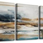 Misty Mountain Forest Canvas Art - 3 Panel Serene Landscape Print - Image 13