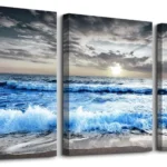 Misty Mountain Forest Canvas Art - 3 Panel Serene Landscape Print - Image 14