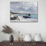 Monet's Beach at Sainte-Adresse Canvas - Monet's Beach at - Image 4