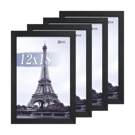 Vck Black 12x18 Inch Picture Frame Set - 4 Pack