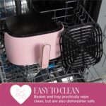 Olivaro Courtyard 6-Quart Pink Air Fryer