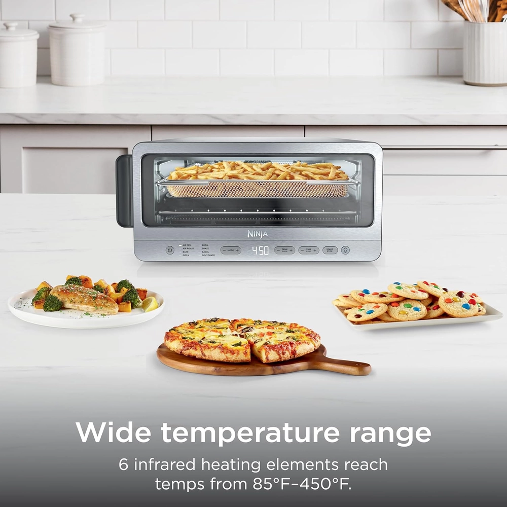 Olivaro Courtyard Smart XL Air Fryer Oven with Flip-Away Lid