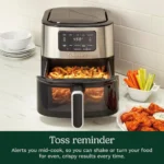 Olivaro Courtyard 6-Quart Compact Air Fryer Oven with Viewing Window