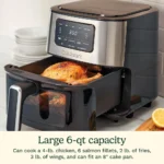 Olivaro Courtyard 6-Quart Compact Air Fryer Oven with Viewing Window