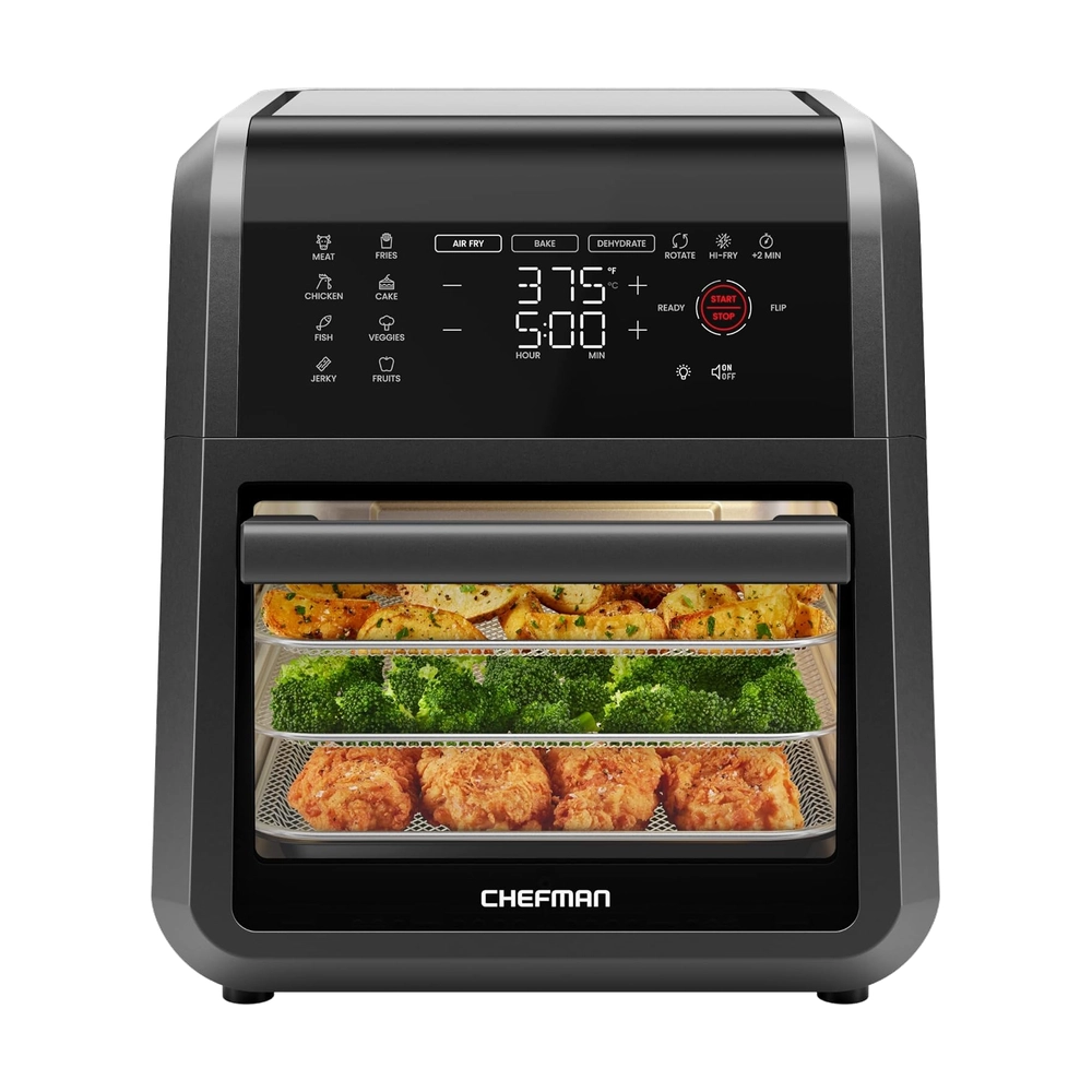 Olivaro Courtyard 12-Quart Digital Air Fryer Oven with Multi-Tier Racks