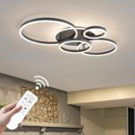 Contemporary Dimmable LED Ceiling Light with Intersecting Rings — view 14