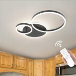 Contemporary Dimmable LED Ceiling Light with Intersecting Rings — view 9