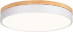 Minimalist wood grain LED ceiling light – Minimalist Wood Grain & — view 11