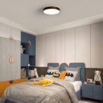 Minimalist wood grain LED ceiling light – Minimalist Wood Grain & — view 2