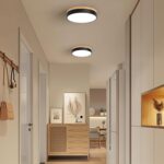 Minimalist wood grain LED ceiling light – Minimalist Wood Grain & — view 7
