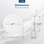 Smart LED Recessed Lighting 5/6 Inch Dimmable, 12-Pack — view 3