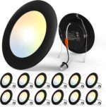 Smart LED Recessed Lighting 5/6 Inch Dimmable, 12-Pack — view 8