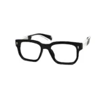 Bold Black Rectangle Eyeglasses - Hình 3